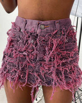 Abgerissener Jeansrock